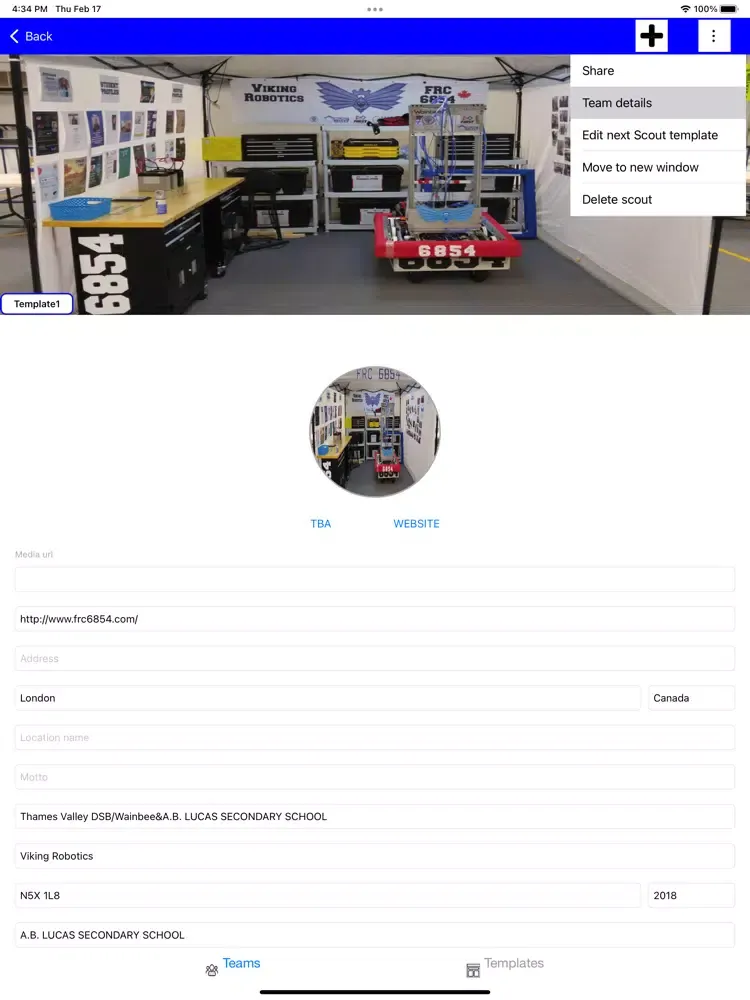 FRC Scouter iPad 應用截圖