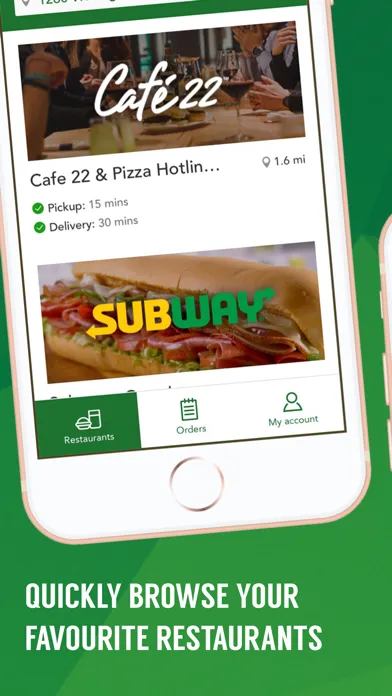 ภาพหน้าจอของ Deliver Eats