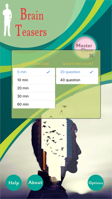 Ảnh chụp màn hình của Brain Teasers Tests