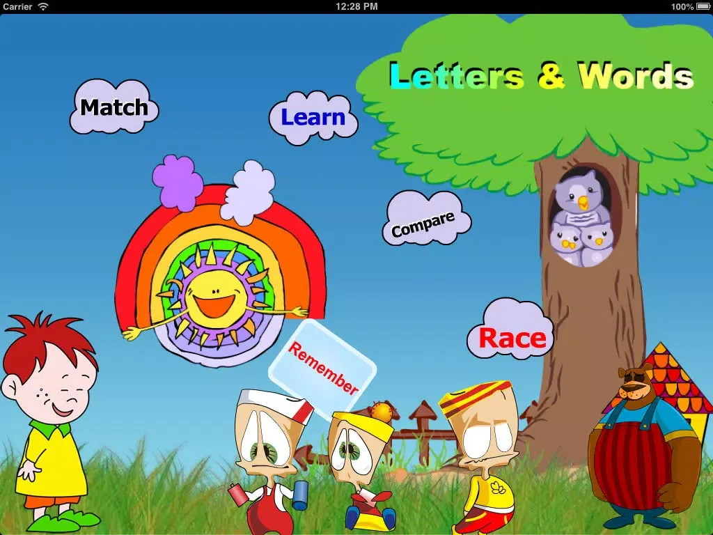 Capturas de pantalla de Kindergarten - Letters and Words iPad 
