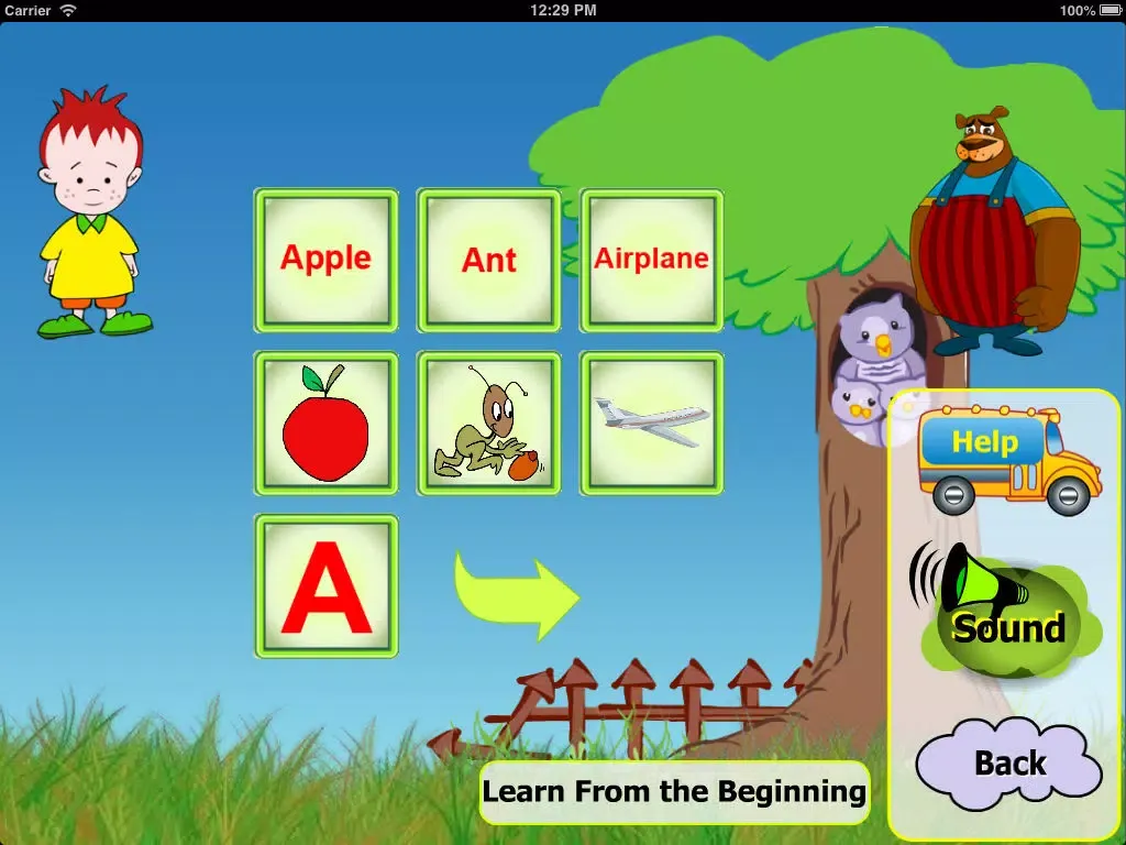 Capturas de pantalla de Kindergarten - Letters and Words iPad 