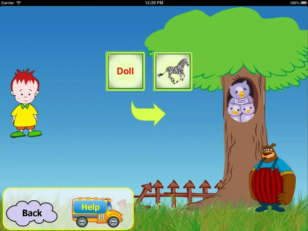 Capturas de pantalla de Kindergarten - Letters and Words iPad 