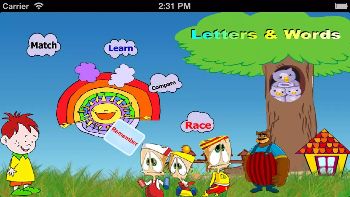 Capturas de pantalla de Kindergarten - Letters and Words