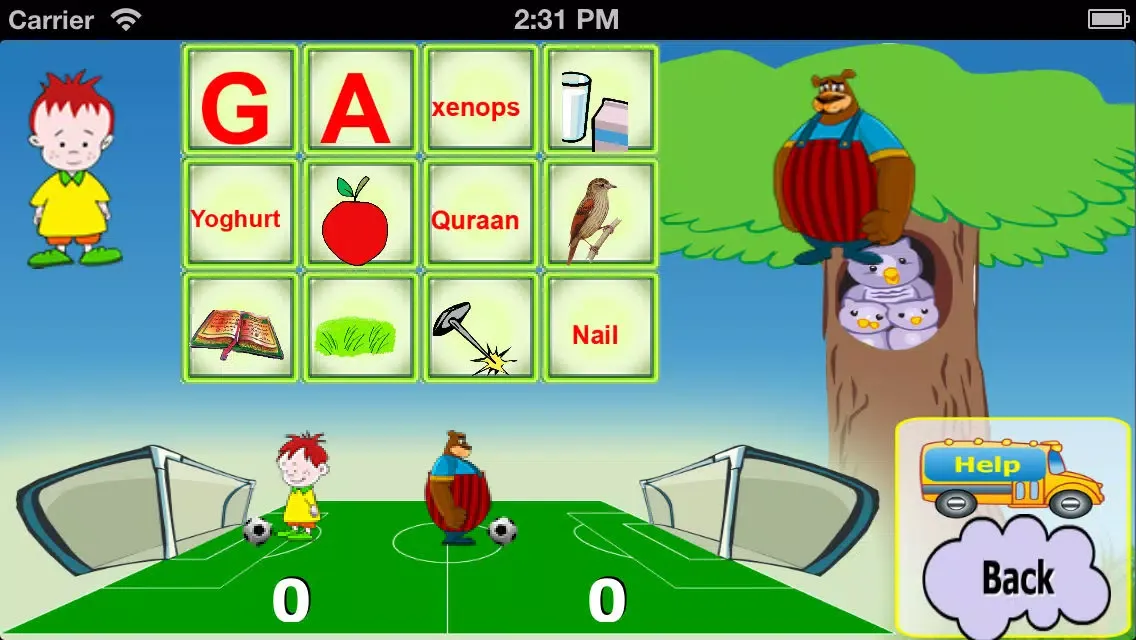 Capturas de pantalla de Kindergarten - Letters and Words