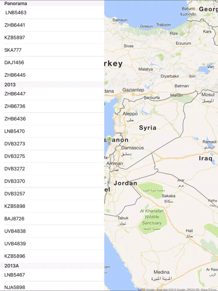 Vehicle Tracking System iPad 应用截图