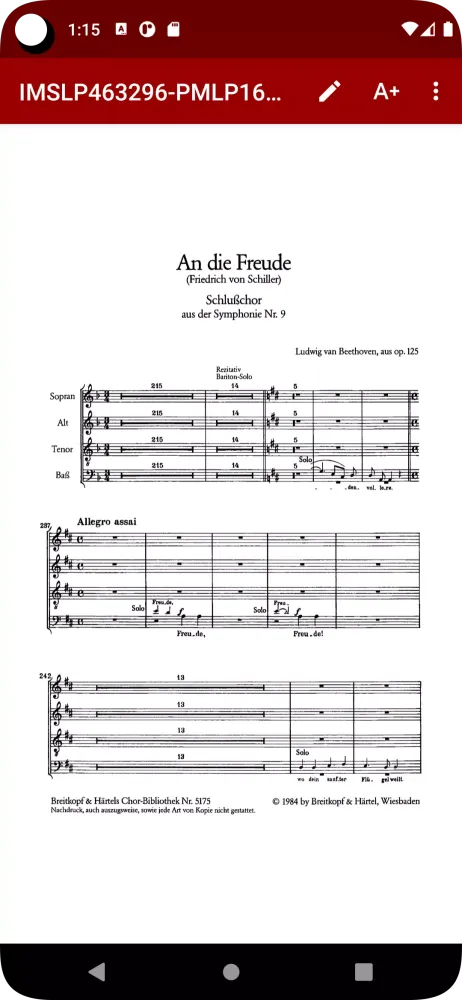 Sheet Music Reader Screenshots