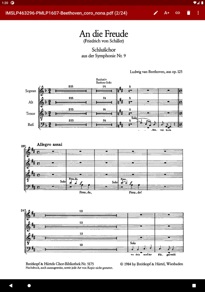 Sheet Music Reader Screenshots