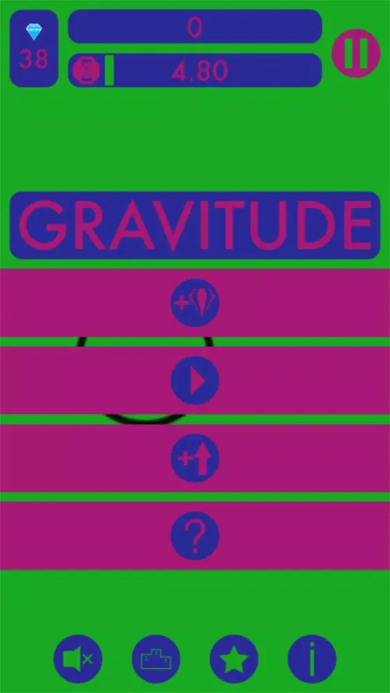 Ảnh chụp màn hình của Gravitude