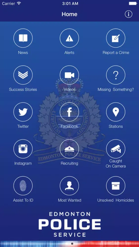 Edmonton Police Service Mobile سکرین شاٹس