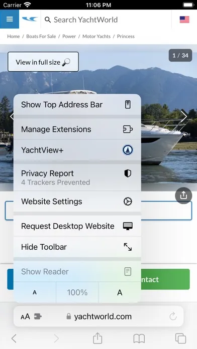 تصاویر YachtView+ for YachtWorld