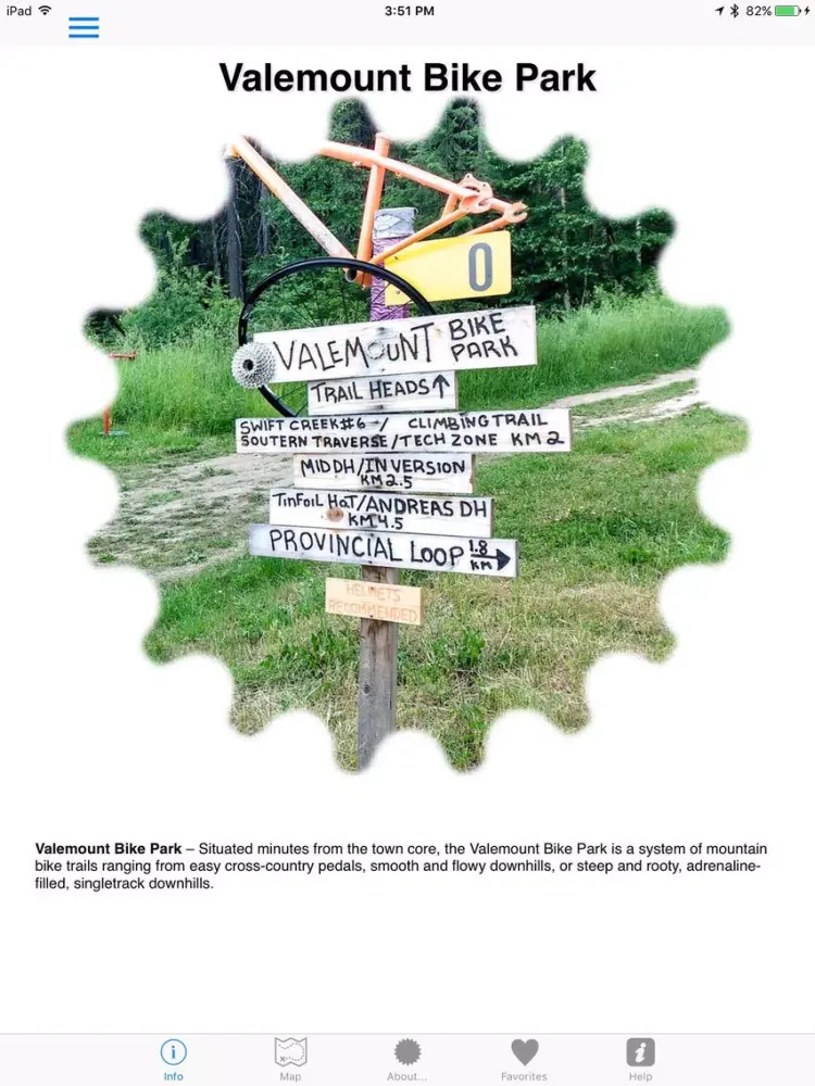 Valemount Bike Park iPad  سکرین شاٹس