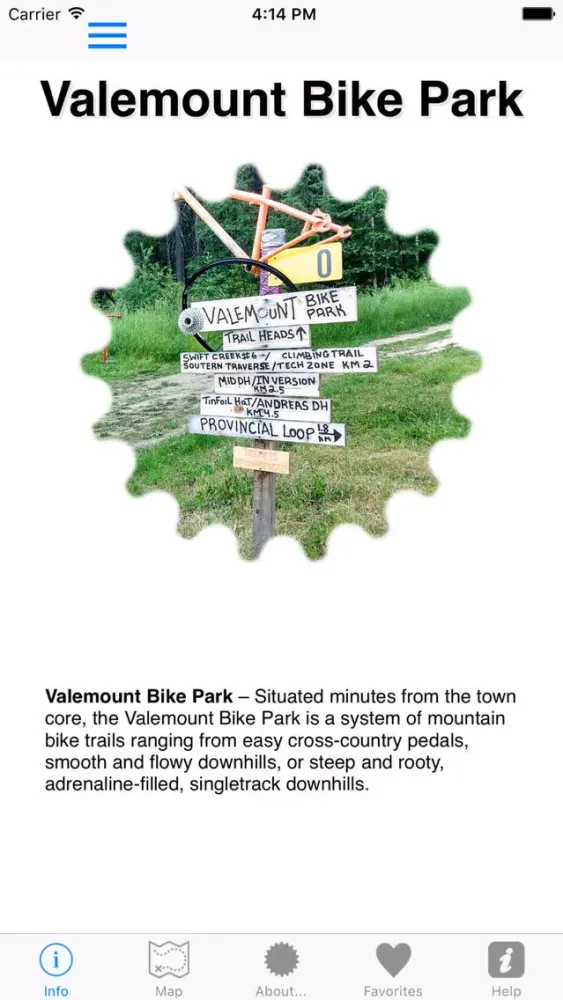 Valemount Bike Park سکرین شاٹس