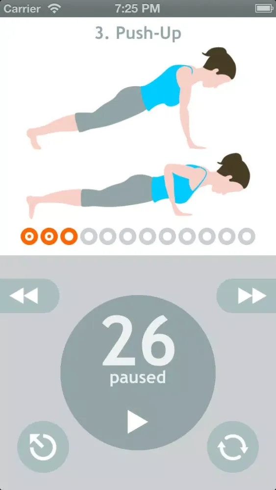 Ảnh chụp màn hình của Scientific 7-Minute Workout