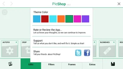 Capturas de tela do PicShop Lite - Photo Editor