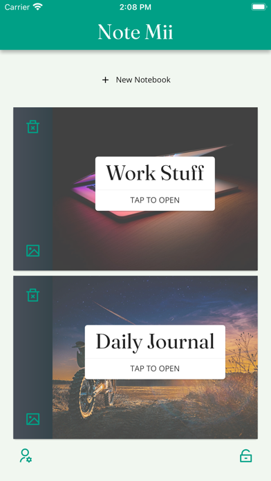 NoteMii - Personal Journal Screenshots
