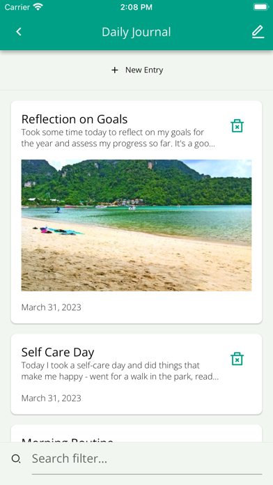 NoteMii - Personal Journal Screenshots