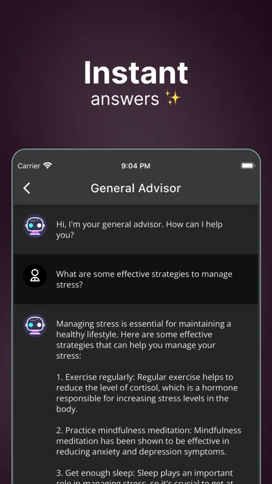 Captures d'écran de WiseMind AI - Ask AI Anything!