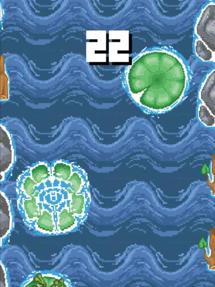 صور Frog Leap - Tap Through The River iPad 