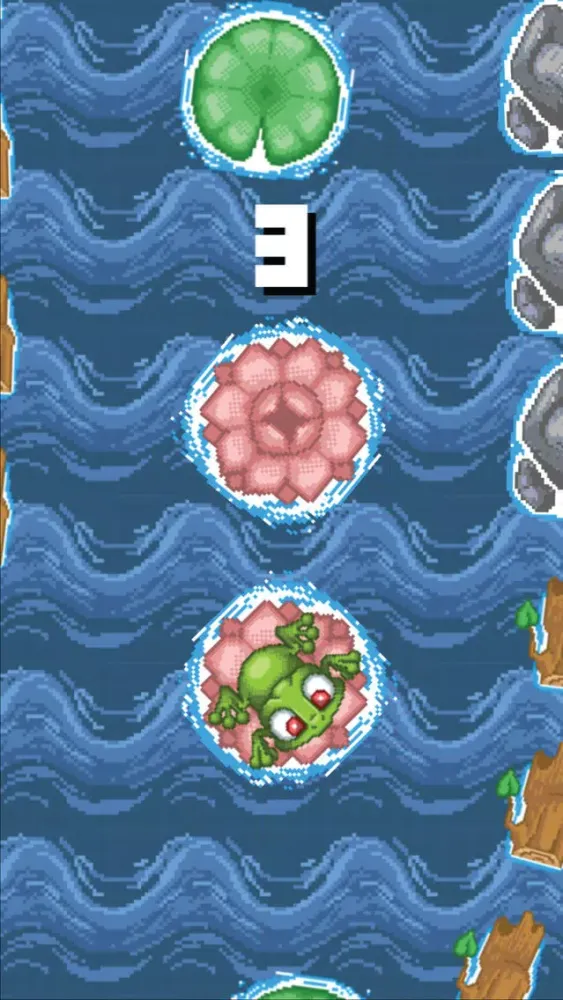صور Frog Leap - Tap Through The River