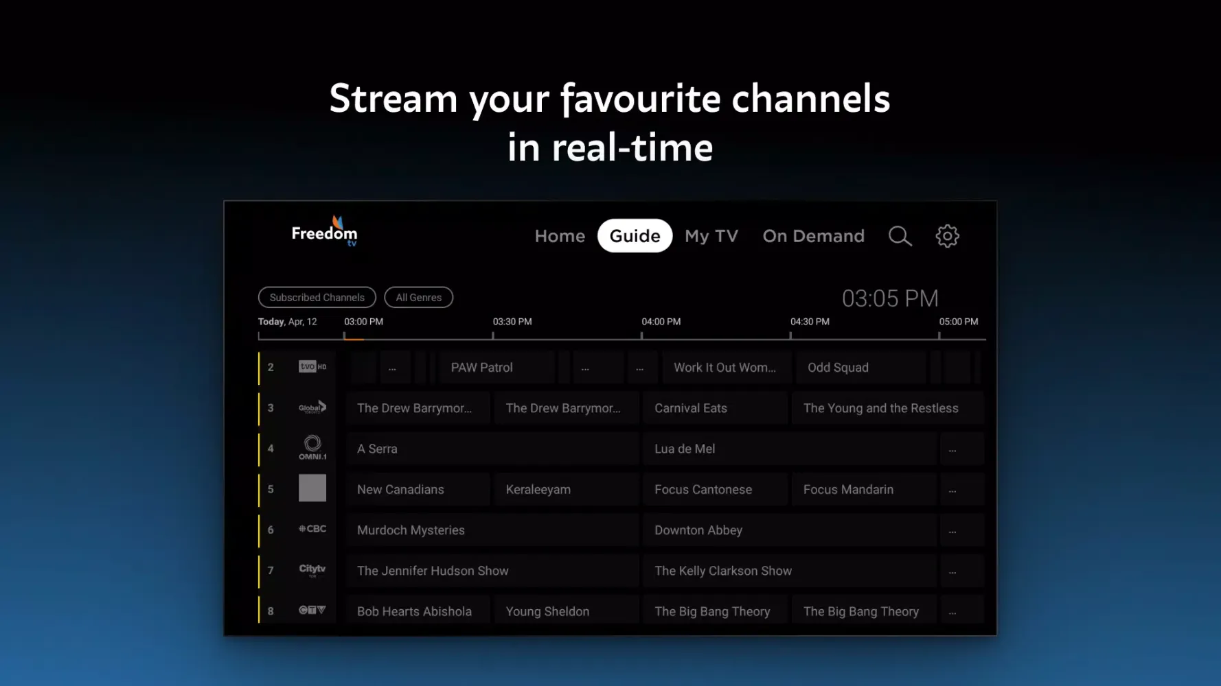 Freedom TV Screenshots