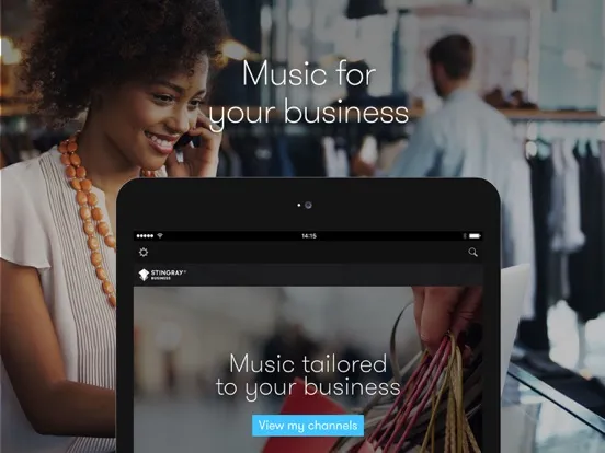 Captures d'écran de Stingray Music for Business iPad 