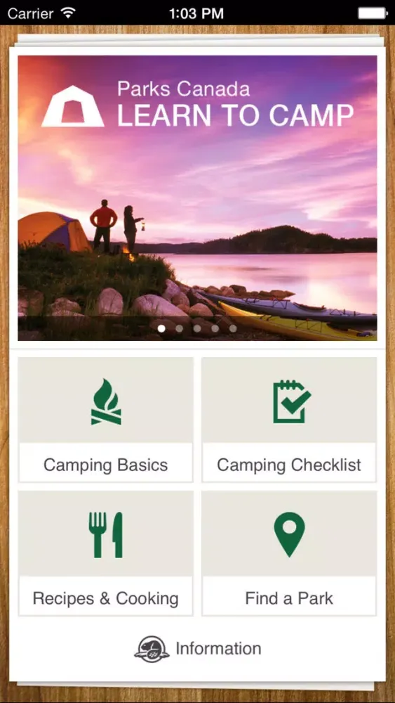 Parks Canada Learn to Camp स्क्रीनशॉट