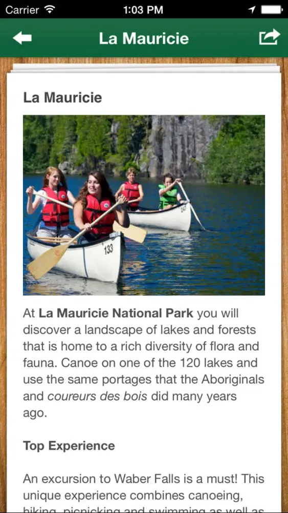 Parks Canada Learn to Camp स्क्रीनशॉट