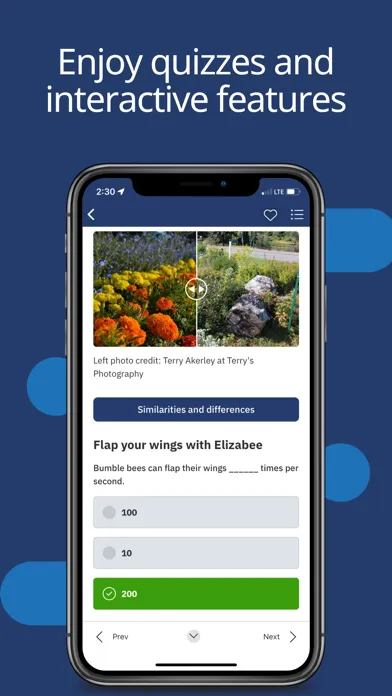 Capturas de tela do Parks Canada App