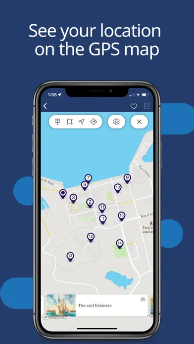 Capturas de tela do Parks Canada App