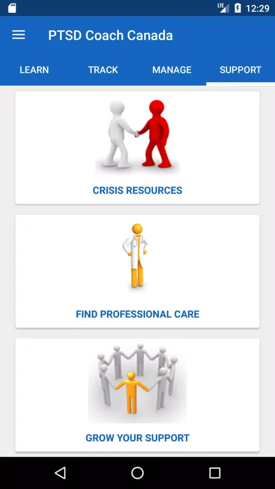 PTSD Coach Canada Screenshots