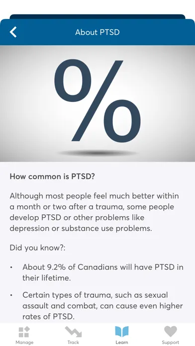 PTSD Coach Canada Screenshots