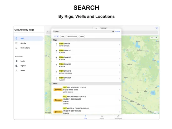 Capturas de pantalla de Rig Finder - GeoActivity iPad 