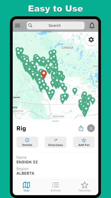 Capturas de pantalla de Rig Finder - GeoActivity