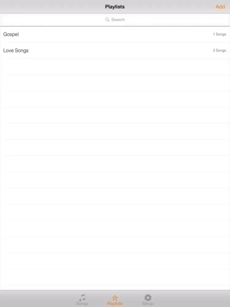 Song Writer iPad  স্ক্রিনশট