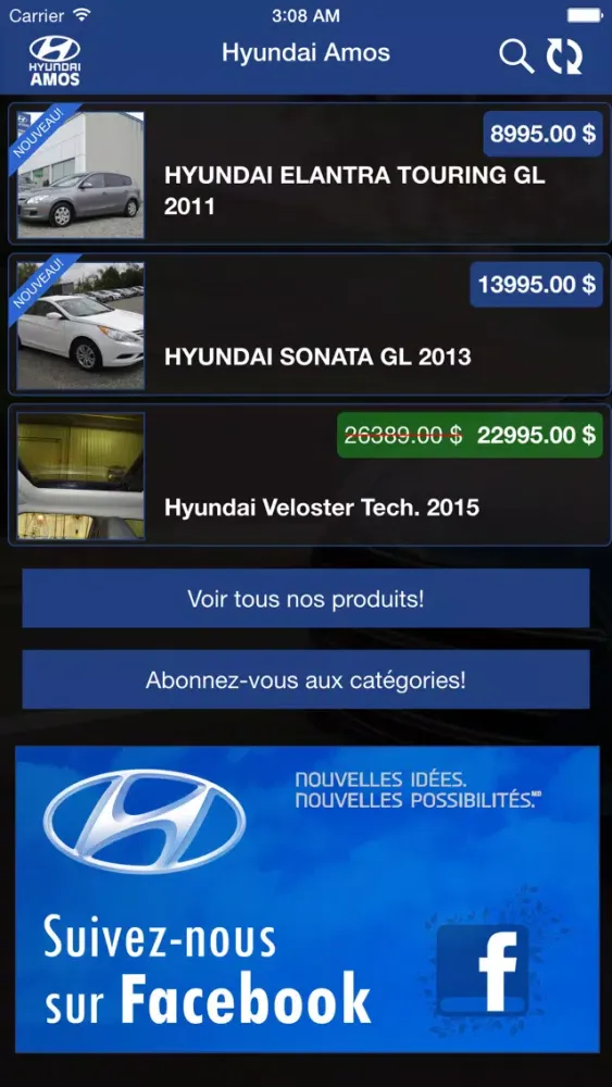 Captures d'écran de Hyundai Amos