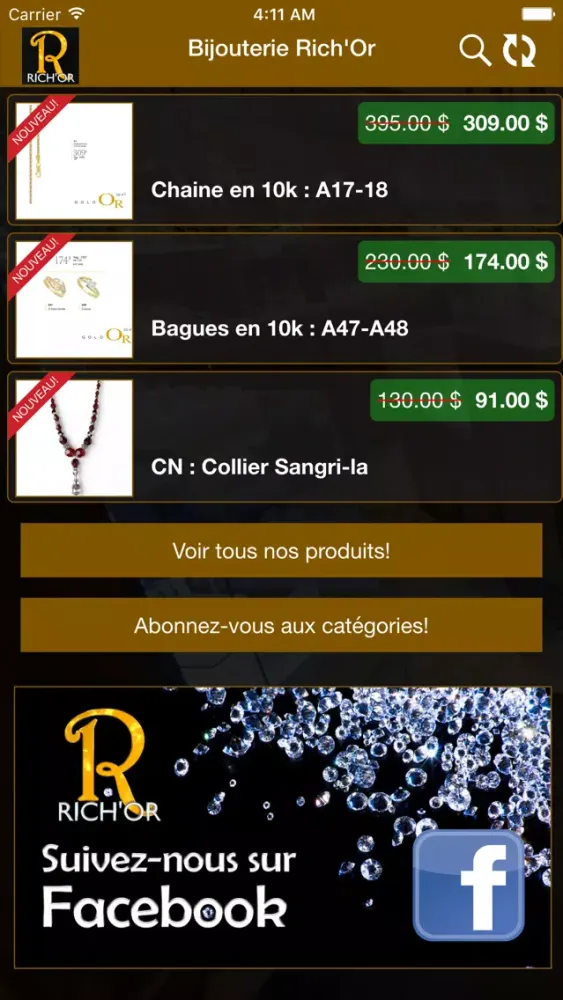 Screenshot di Bijouterie Rich'Or