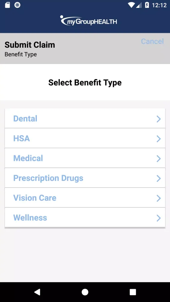 myGroupHEALTH Screenshots