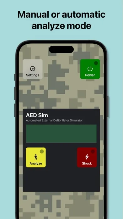 Zrzuty ekranu AED Sim
