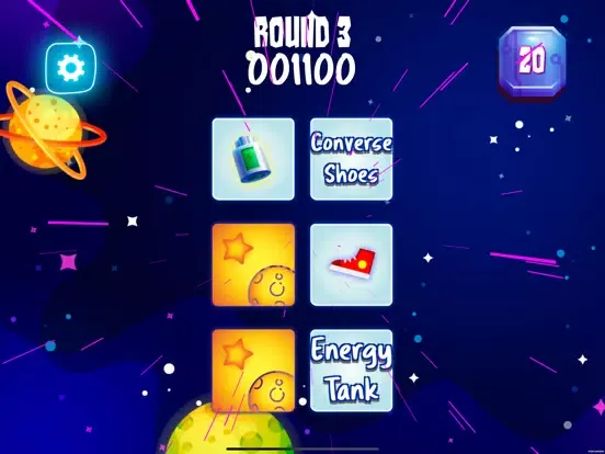 Tangkapan layar Kosmic Hero iPad 
