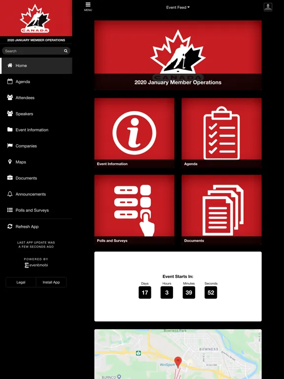 Hockey Canada Meetings iPad  Screenshots