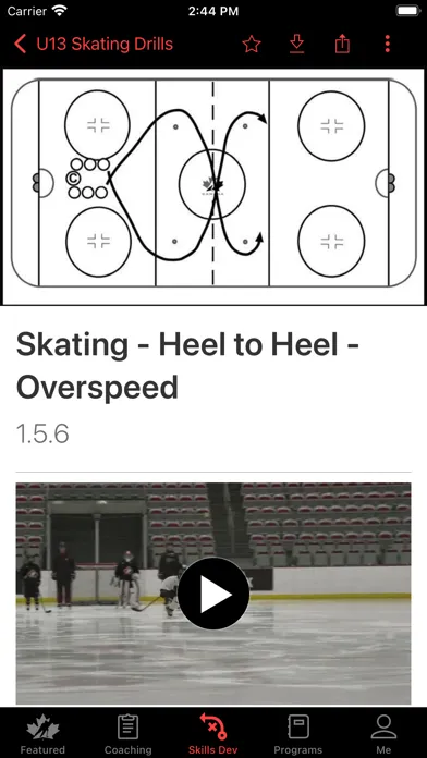 Ảnh chụp màn hình của Hockey Canada Network