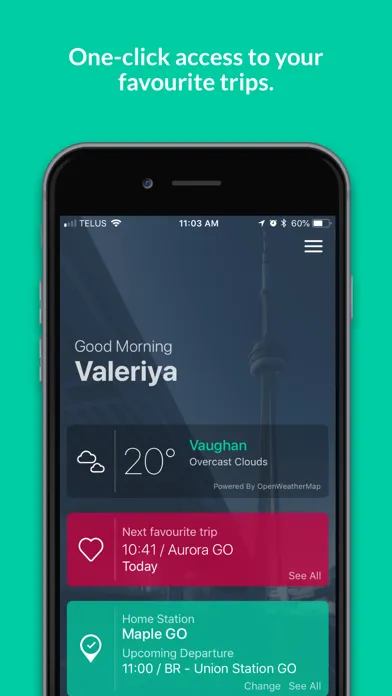 Capturas de pantalla de HopOnGo - GO Transit App