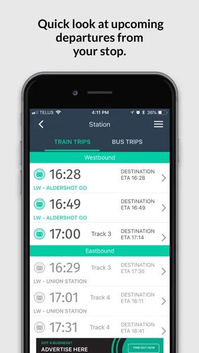 Capturas de pantalla de HopOnGo - GO Transit App