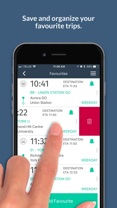 Capturas de pantalla de HopOnGo - GO Transit App