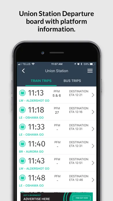 Capturas de pantalla de HopOnGo - GO Transit App