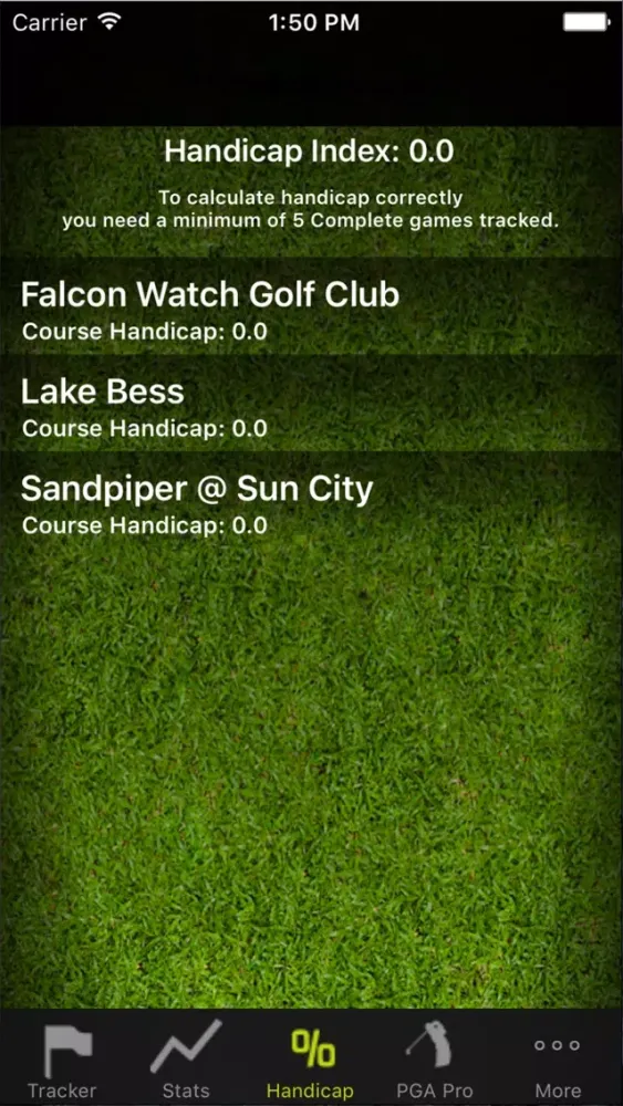 Golf Stats Tracker Pro Screenshots