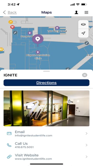Captures d'écran de Humber Campus Compass