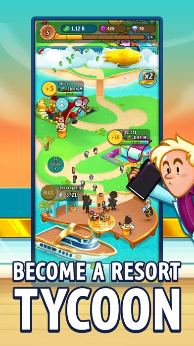 Tangkapan layar Vacation Tycoon