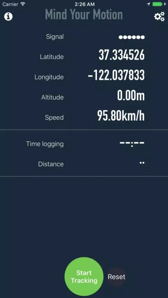 Capturas de pantalla de Mind Your Motion Tracker/Logger