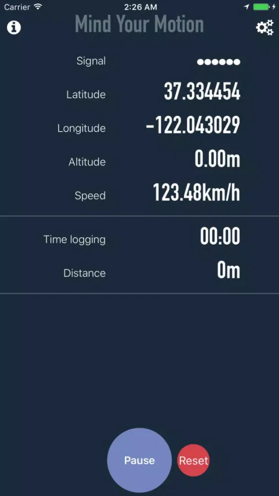 Capturas de pantalla de Mind Your Motion Tracker/Logger